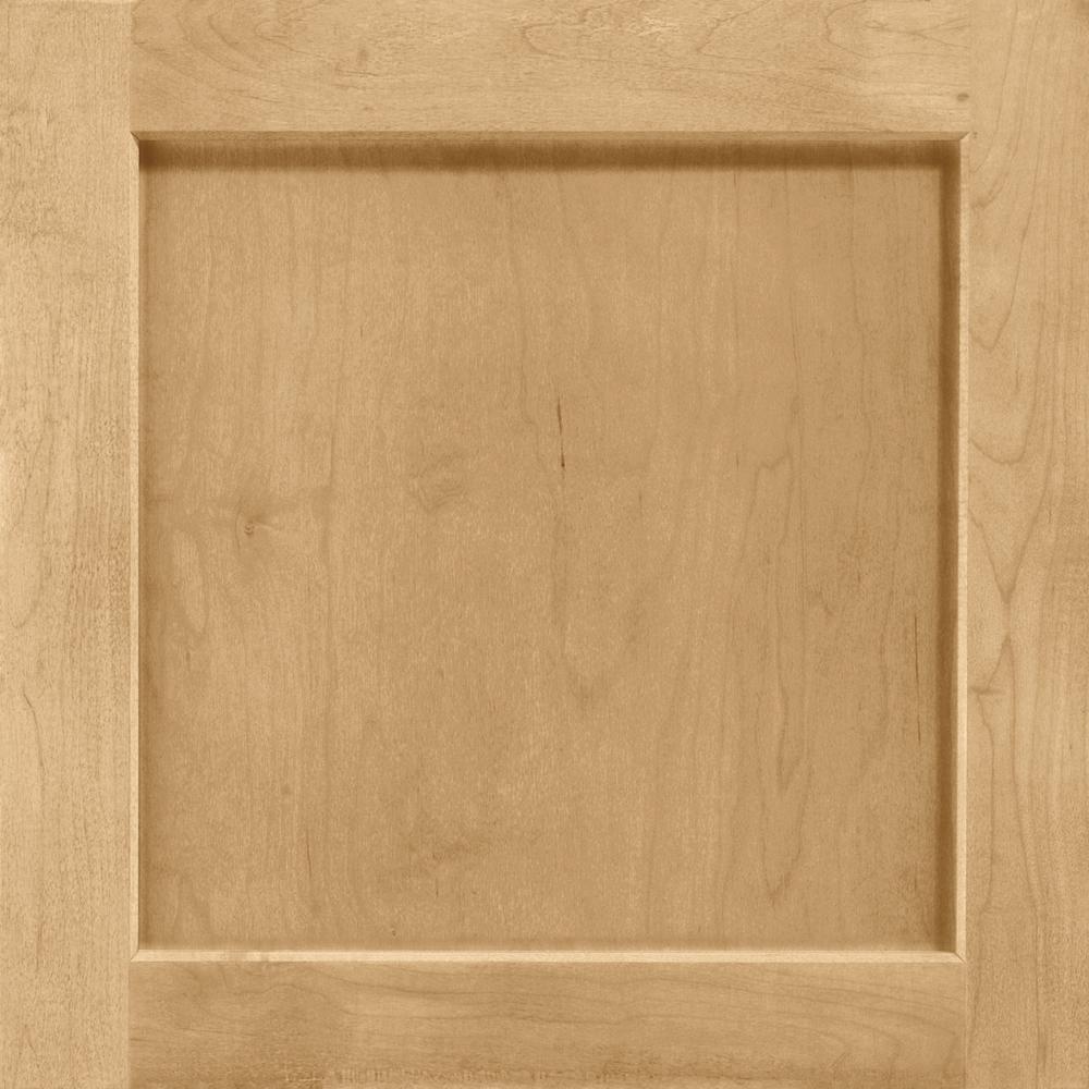 American Woodmark 14 9 16 In X 1 2 Cabinet Door Sample Leesburg Maple Rye