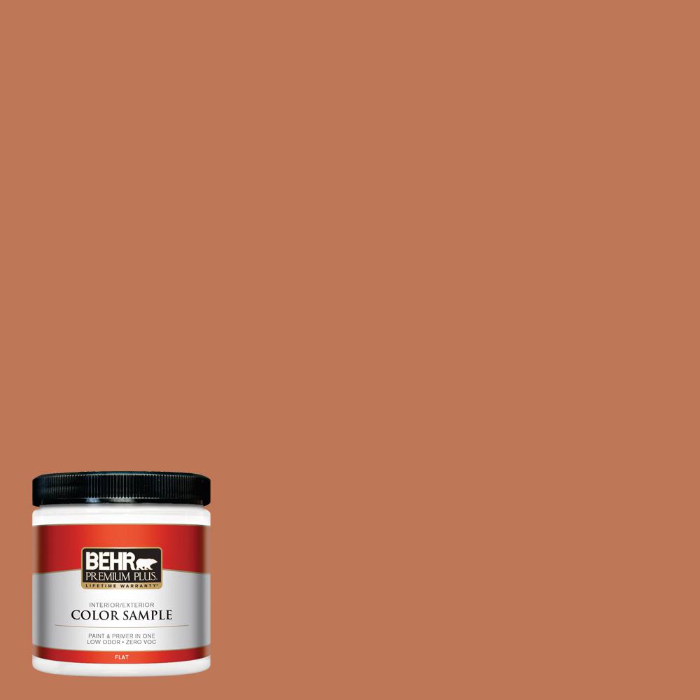 Behr Premium Plus 8 Oz Ppu3 01 Moroccan Sky Flat Interior Exterior Ppu3 01 Moroccan Sky Flat Interior Exterior Paint And Primer In One Sample