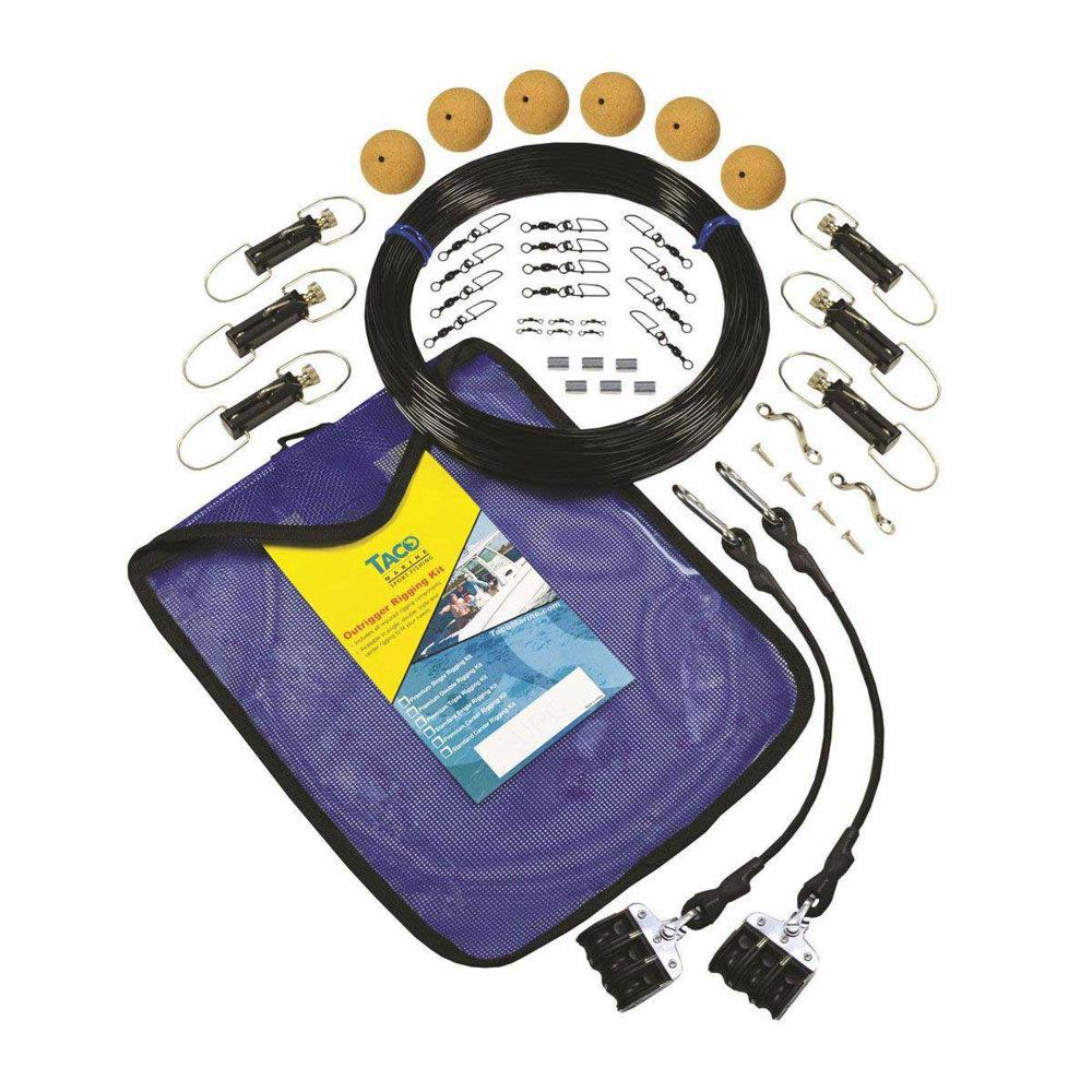 NEW Taco Outrigger Rigging Kit Premium Triple Mono Rigging Kit RK-0003MP