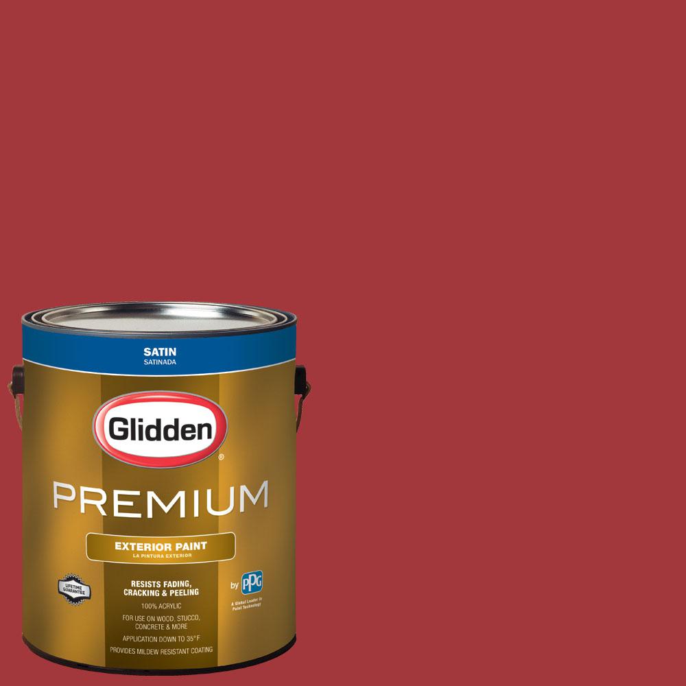 Glidden Premium 1 Gal Nfl 181a San Francisco 49ers Red Satin Nfl 181a San Francisco 49ers Red Satin Exterior Paint