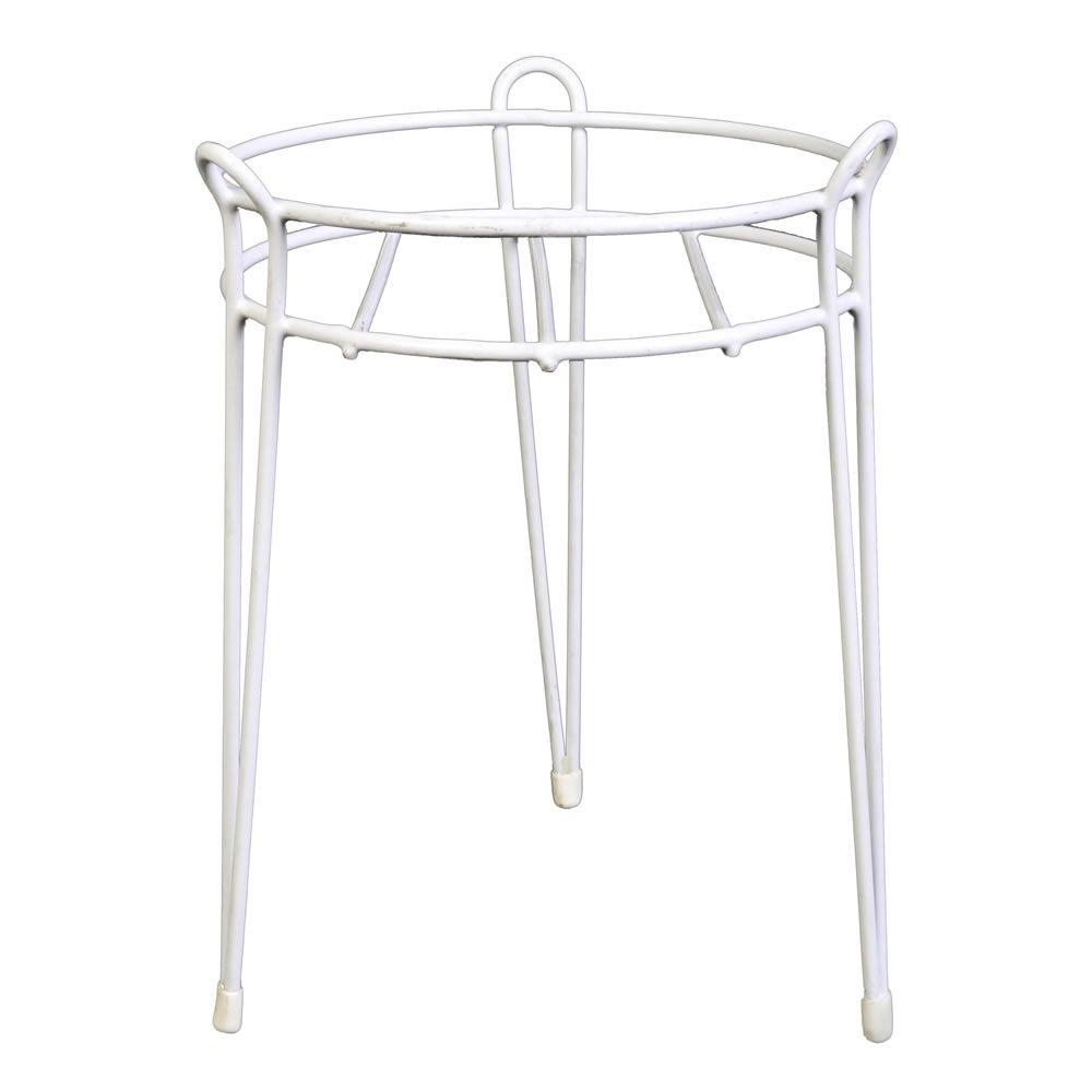 Metal Plant Stand Planter Stands Accessories The 15 In White Basic Metal Plant Stand
