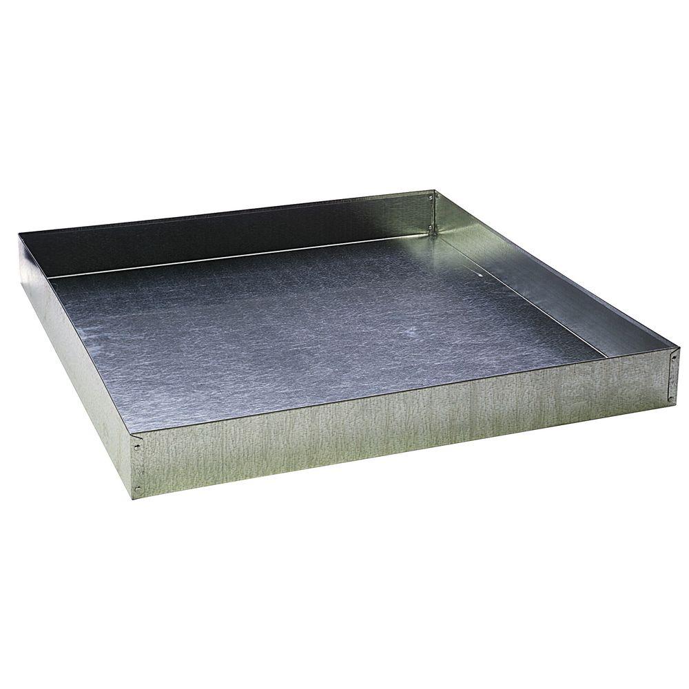 24 in. x 24 in. Metal Rabbit Hutch Dropping Pan