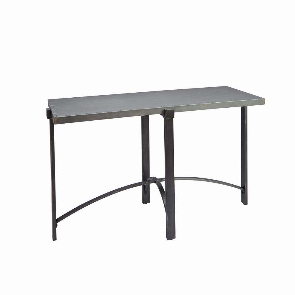 Silverwood Furniture Reimagined Lewis Bronze with Metal Top Console