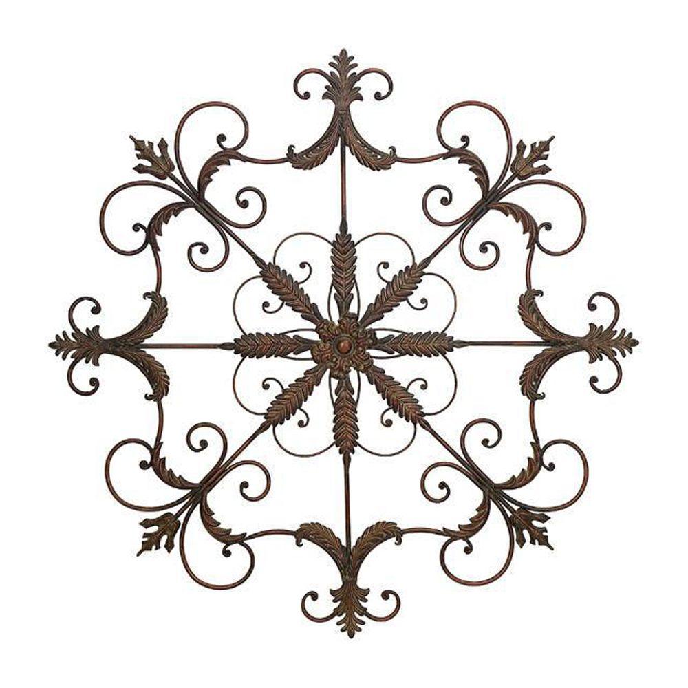 Imax Iron Scrolled Wall Plaque