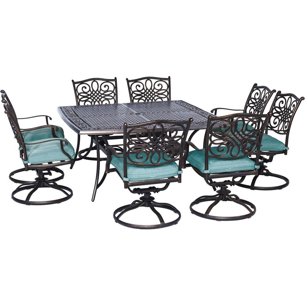 Special Values Patio Furniture Outdoors The Home Depot Traditions 9 Piece Outdoor Square Patio Dining