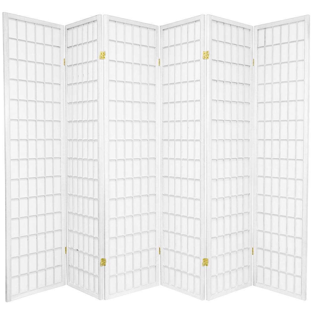 6 ft. White 6Panel Room DividerCWP6PWHT The Home Depot
