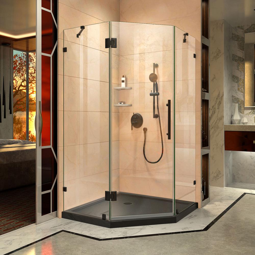 DreamLine Prism Lux 36 in. x 36 in. x 74.75 in. Frameless Hinged Shower