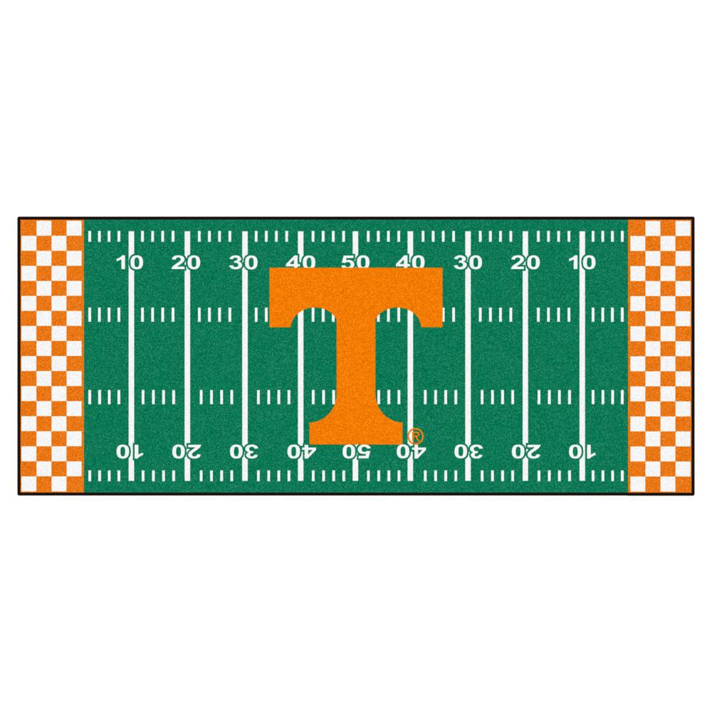 Fanmats University Of Tennessee 3 Ft X 6 Ft Football Field