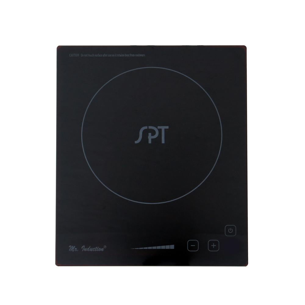 Spt 8 86 In 2100 Watt Mini Tempered Glass Induction Cooktop In