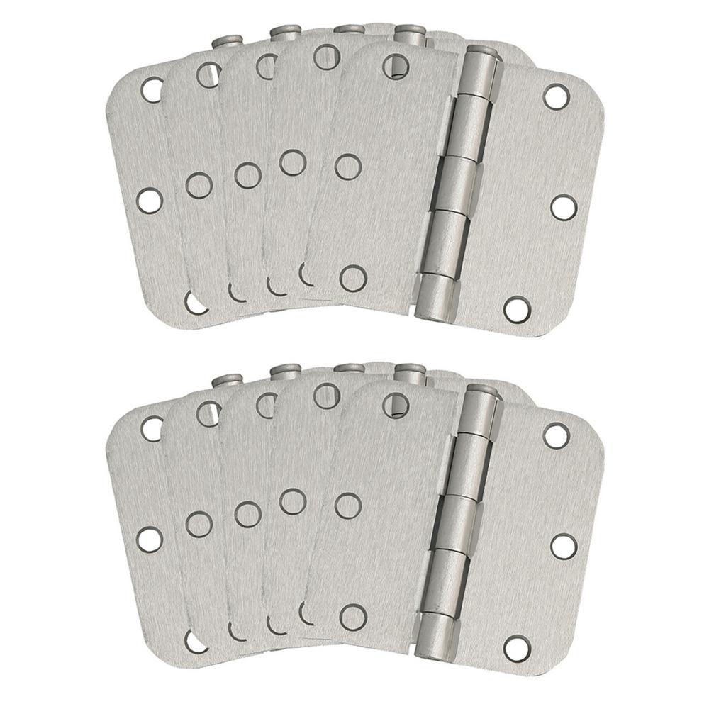 3.5 X 3.5 Oil Rubbed Bronze Design House 202499 6-Hole x 3 1//2 5//8 Radius Door Hinge