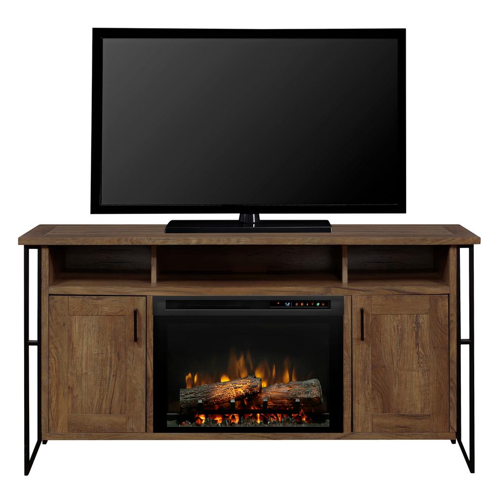Dimplex Tyson 64 in. Freestanding Electric Fireplace TV ...