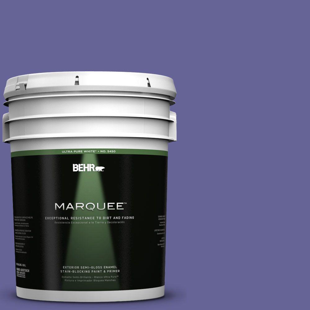 BEHR MARQUEE 5gal. T1513 Prime Purple SemiGloss Enamel BEHR MARQUEE 5gal. T1513 Prime Purple SemiGloss Enamel