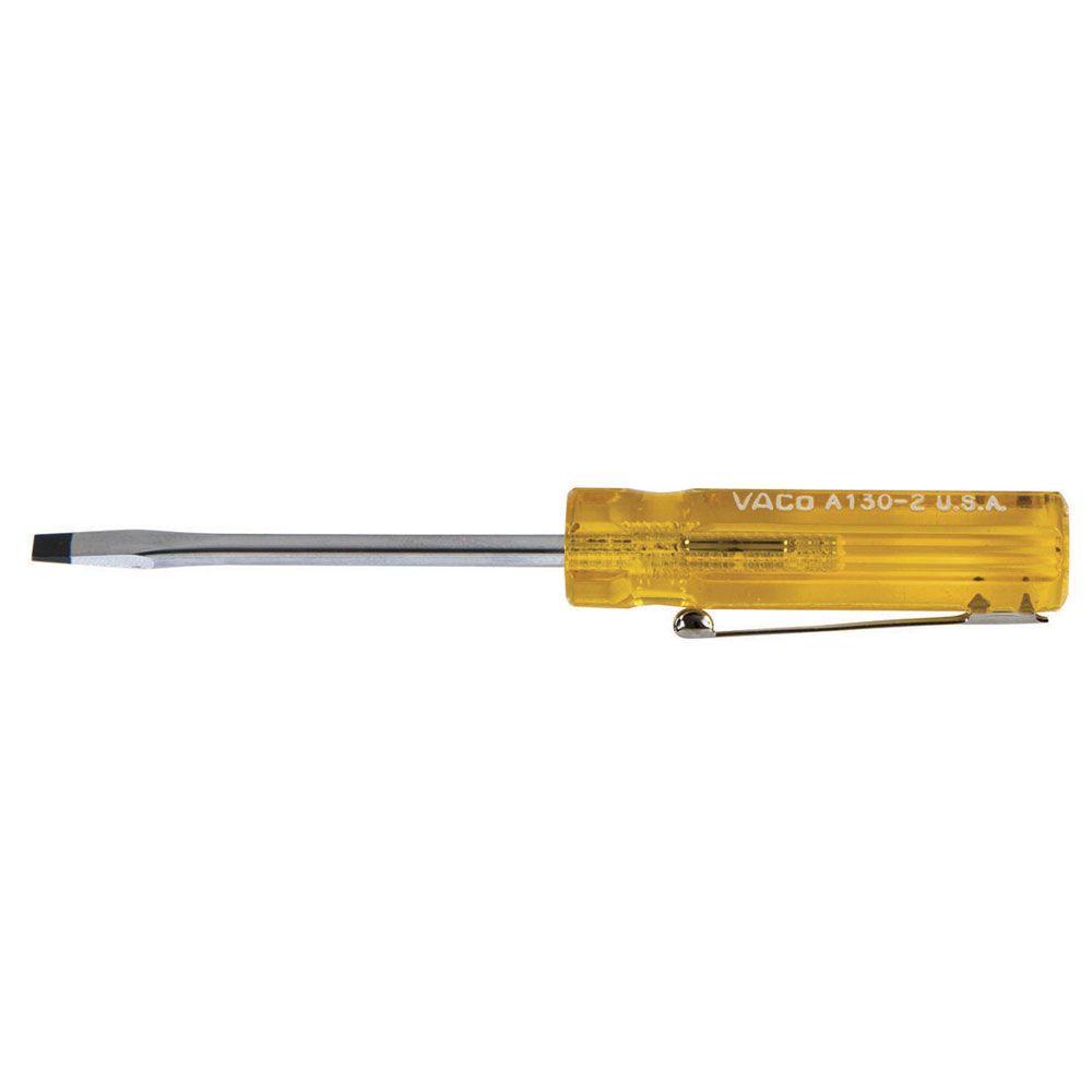 Klein Tools 1/8 in. Terminal Block Screwdriver with 4 in. Shank