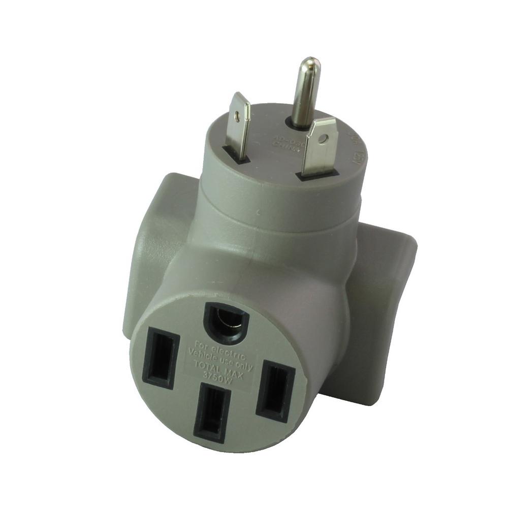 AC WORKS EVSE Charging Adapter RV TT-30P 30 Amp Plug to 50 ... rv 30a connector wiring diagram 