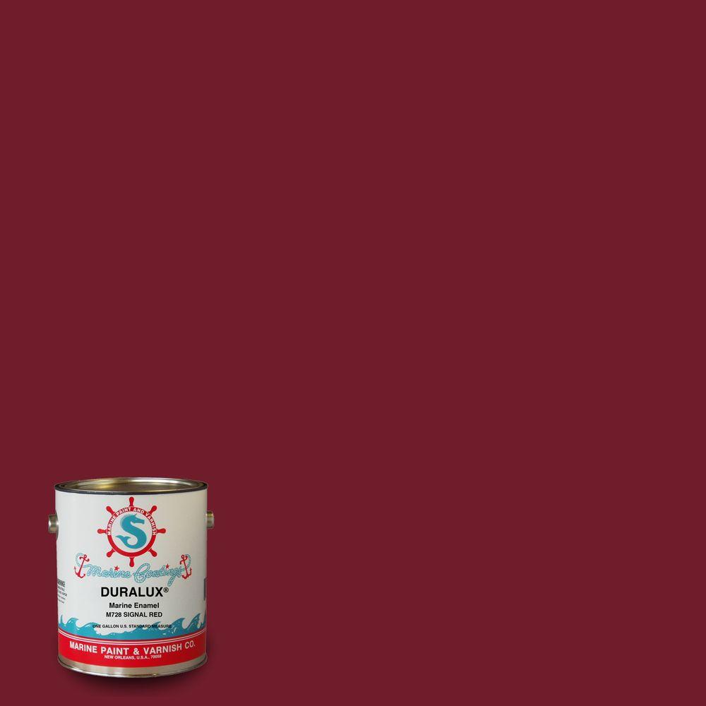 Waterproof Red Pink Boat Paint Automotive The Home Depot 1 Qt Signal Red Marine Enamel