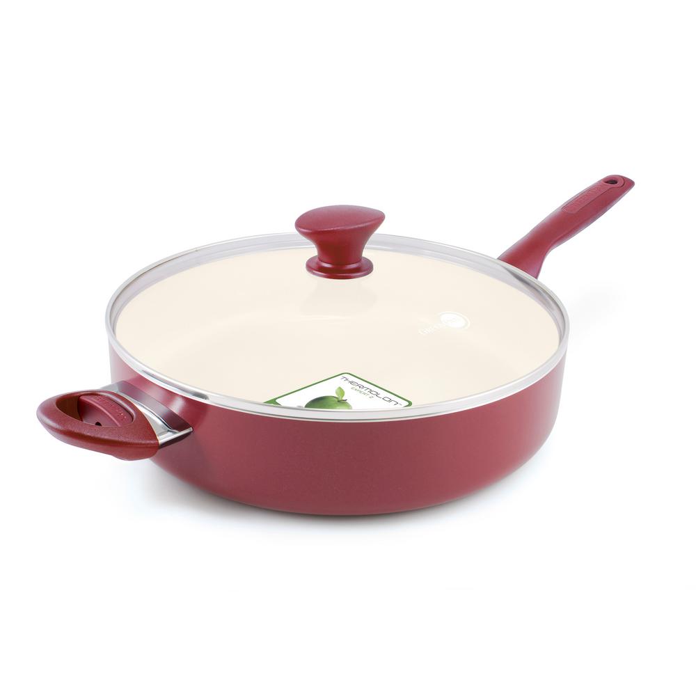 GreenPan Rio 5 Qt. Ceramic Nonstick 2Piece Cvd Saute PanCW001842003