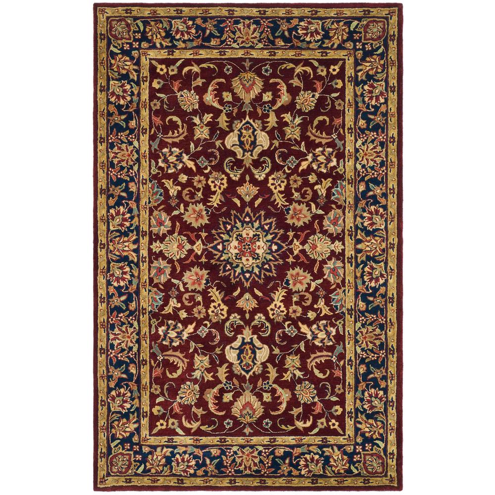 Safavieh Clic Burgundy Navy 8 Ft X 10 Area Rug