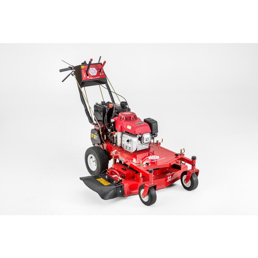 Worldlawn 32 inch Honda Electric Start W/Recoil Backup Gas Self Propelled Walk... by Worldlawn