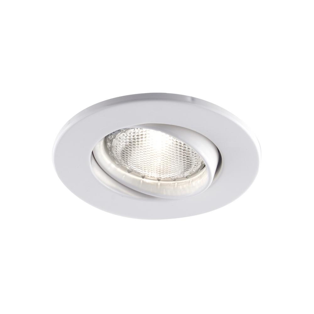 Bazz 900 Series 5 In White Recessed Halogen Light Fixture Kit 900