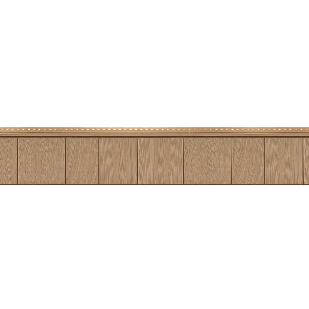 Grayne 81/2 in. x 603/4 in. Tuscan Gold Engineered Rigid PVC Shingle