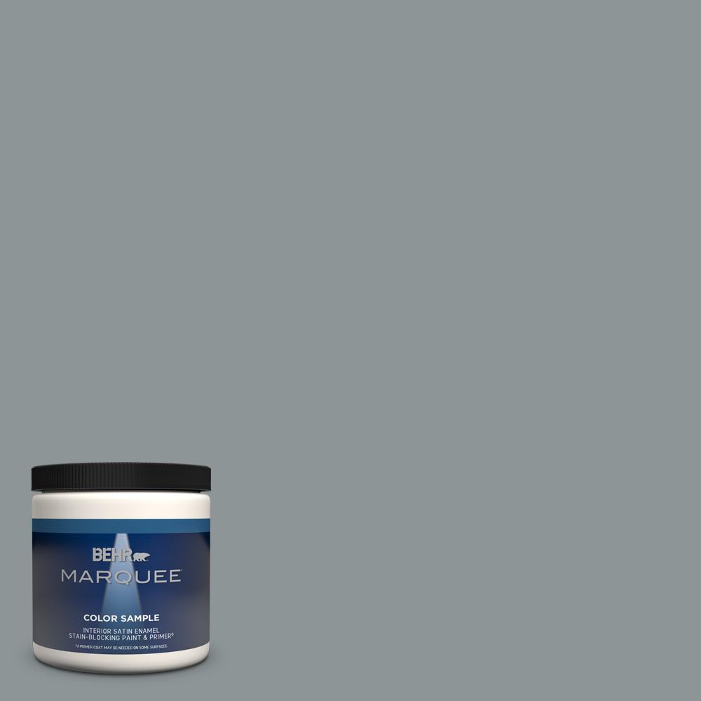 BEHR MARQUEE 8 oz. N4504 Moonquake OneCoat Hide Satin BEHR MARQUEE 8 oz. N4504 Moonquake OneCoat Hide Satin