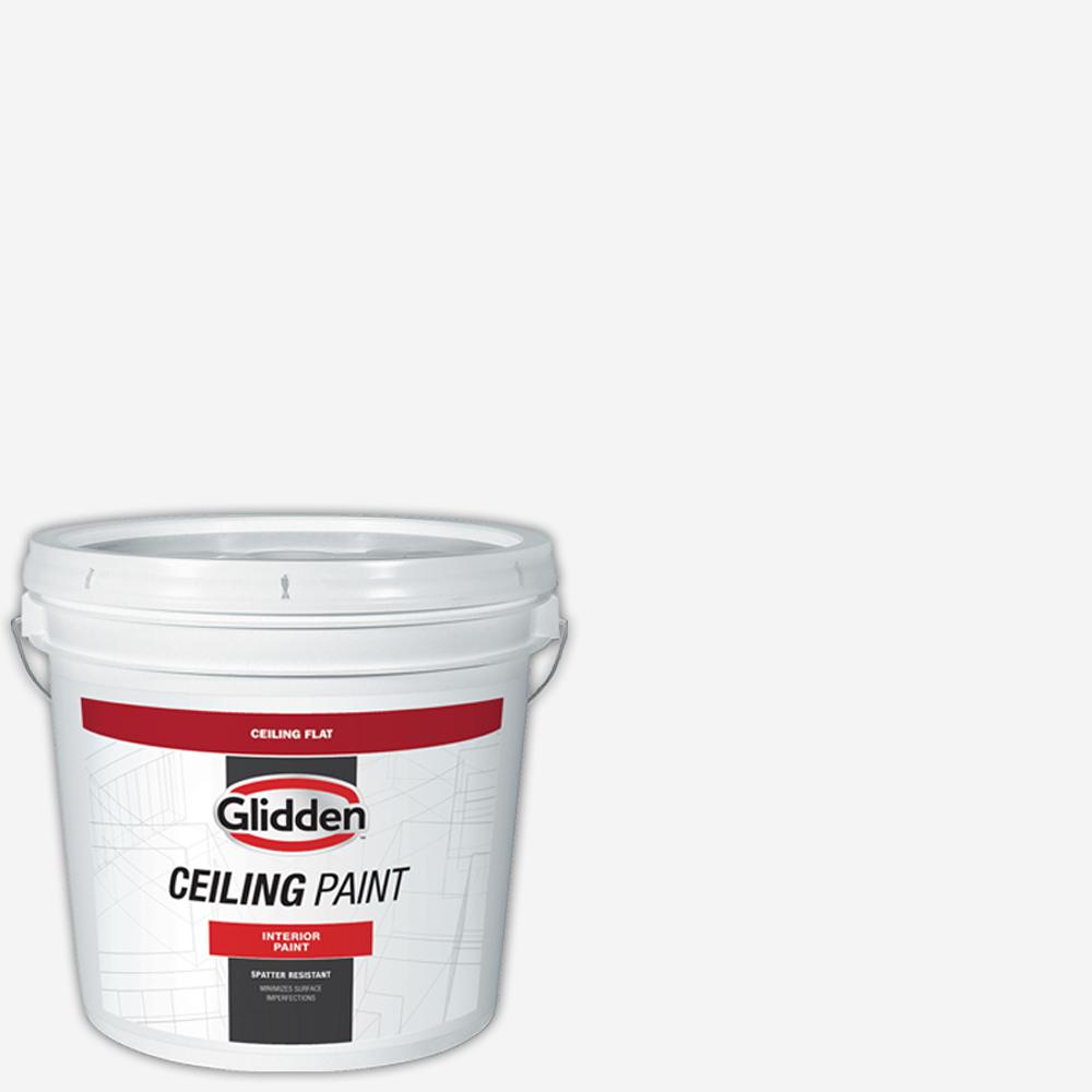 Glidden Ceiling 2 Gal Bright White Interior Flat Ceiling Paint