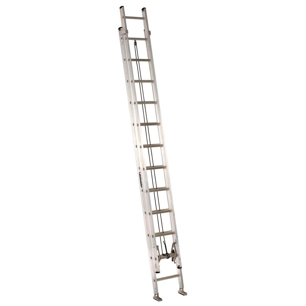 Louisville Ladder 24 ft. Aluminum Extension Ladder with 300 lbs. Load Capacity... by Louisville Ladder