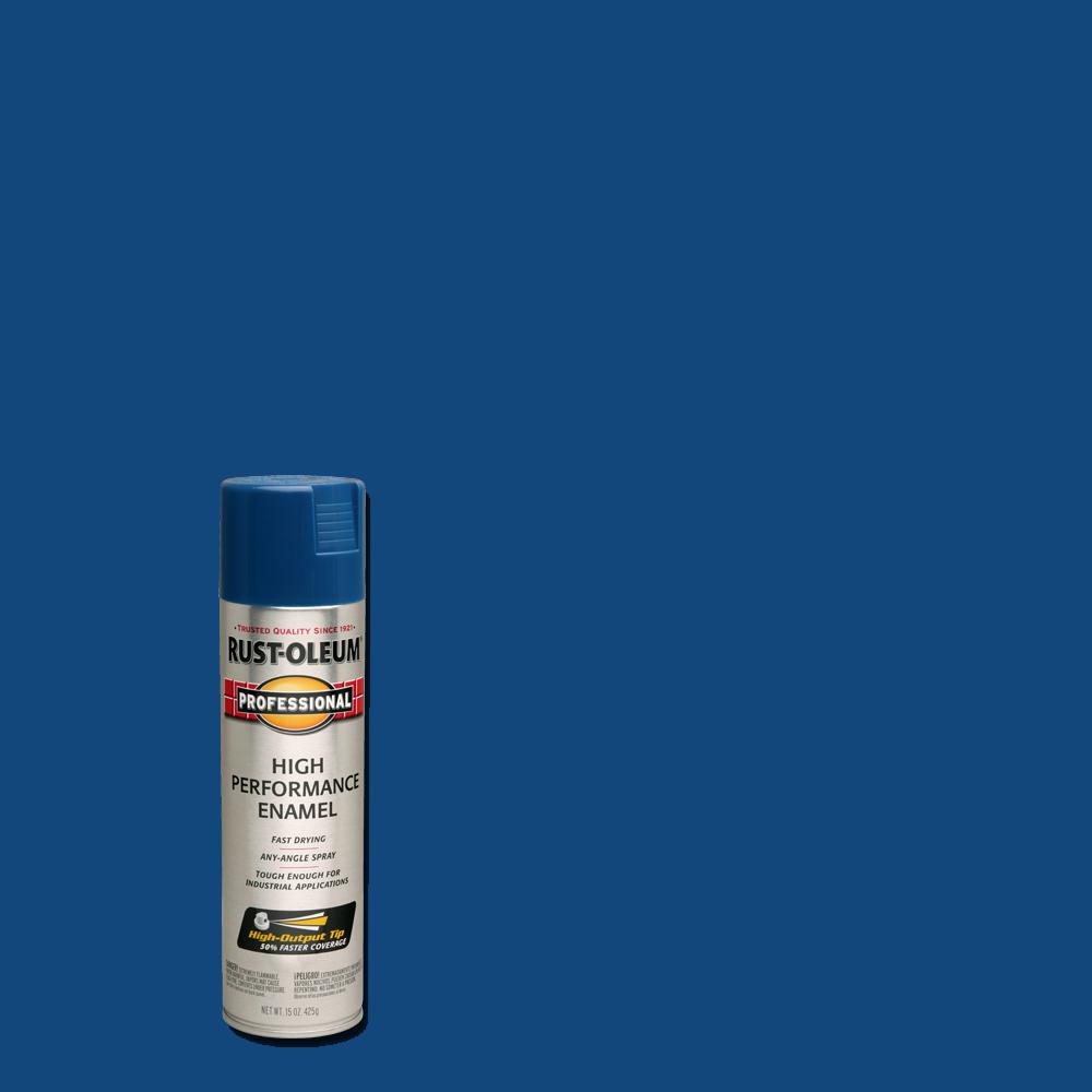 Royal Blue Paint The Home Depot High Performance Enamel Gloss Royal Blue Spray Paint 6 Pack