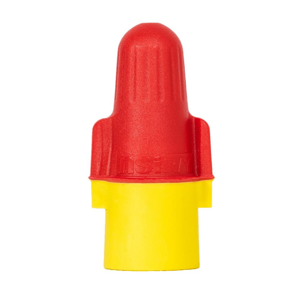TERMINATOR Twist On Wire Connector, 818 AWG, PK500, Red/YellowTMRY