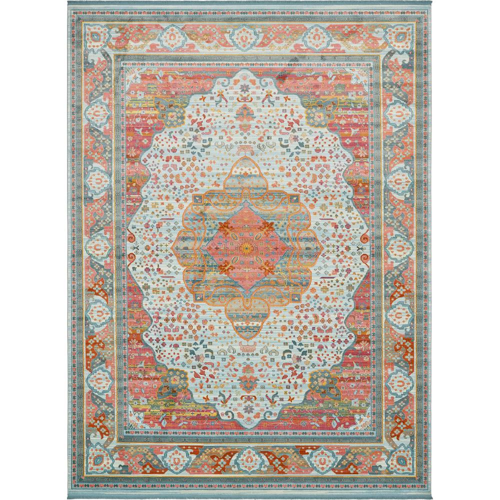 Unique Loom Baracoa Malecon Light Blue 10 0 X 13 Area Rug