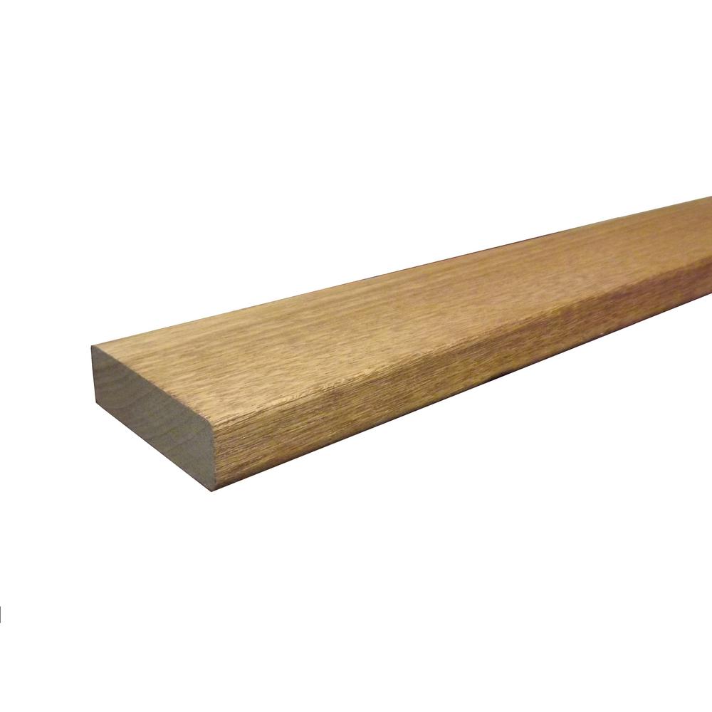 5 4 In X 12 Ft Dark Red Meranti Hardwood Decking Board Dark Red Meranti