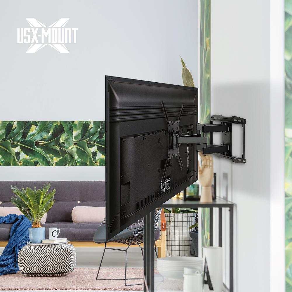 Usx Mount Medium Full Motion Tv Wall For 32 In 65 Flat Panel Xmm009 The Home Depot - Flat Screen Tv Wall Mounts Home Depot Usx Mount Medium Full Motion Tv Wall For 32 In 65 Flat Panel Xmm009 The Home Depot - Flat Screen Tv Wall Mounts Home Depot