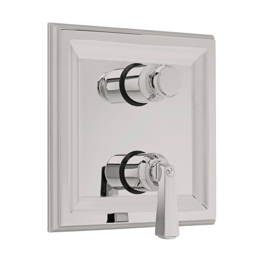 trim valve standard american nickel town square handle brushed thermostat kit t555 separately separate volume control sold thermostatic polished pictured