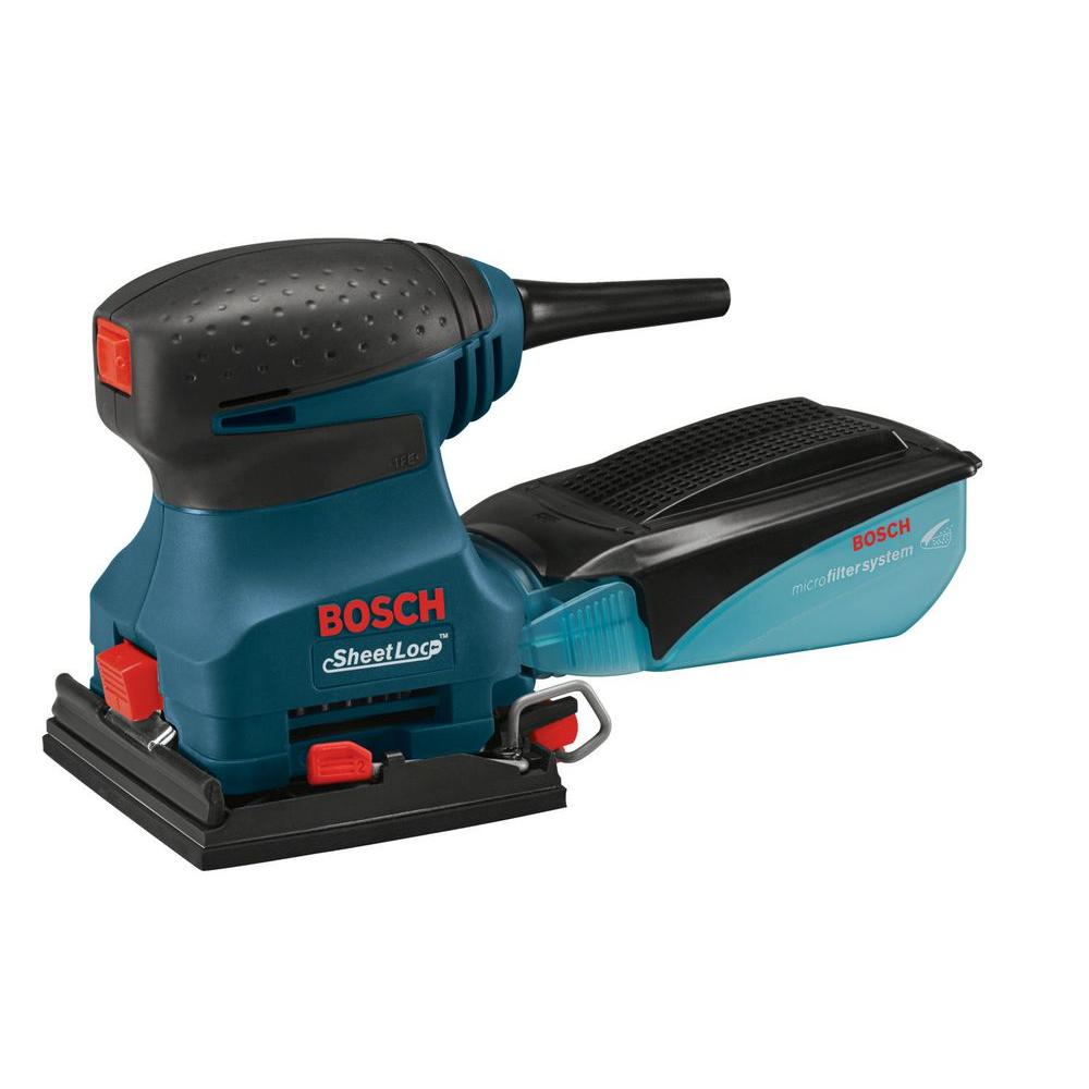 Bosch 2 Amp 1/4 in. Corded Power Sheet Finishing Sander1297D The