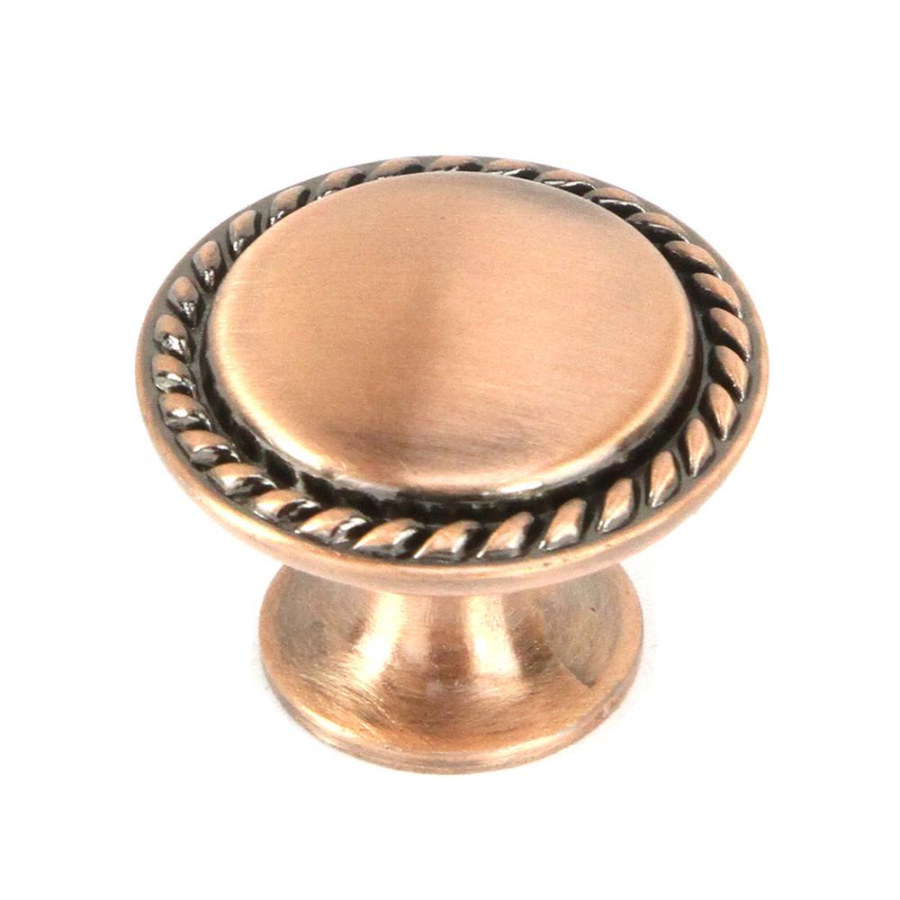 Kingsman Hardware Beaded 1 1 8 In 29 Mm Antique Copper Solid