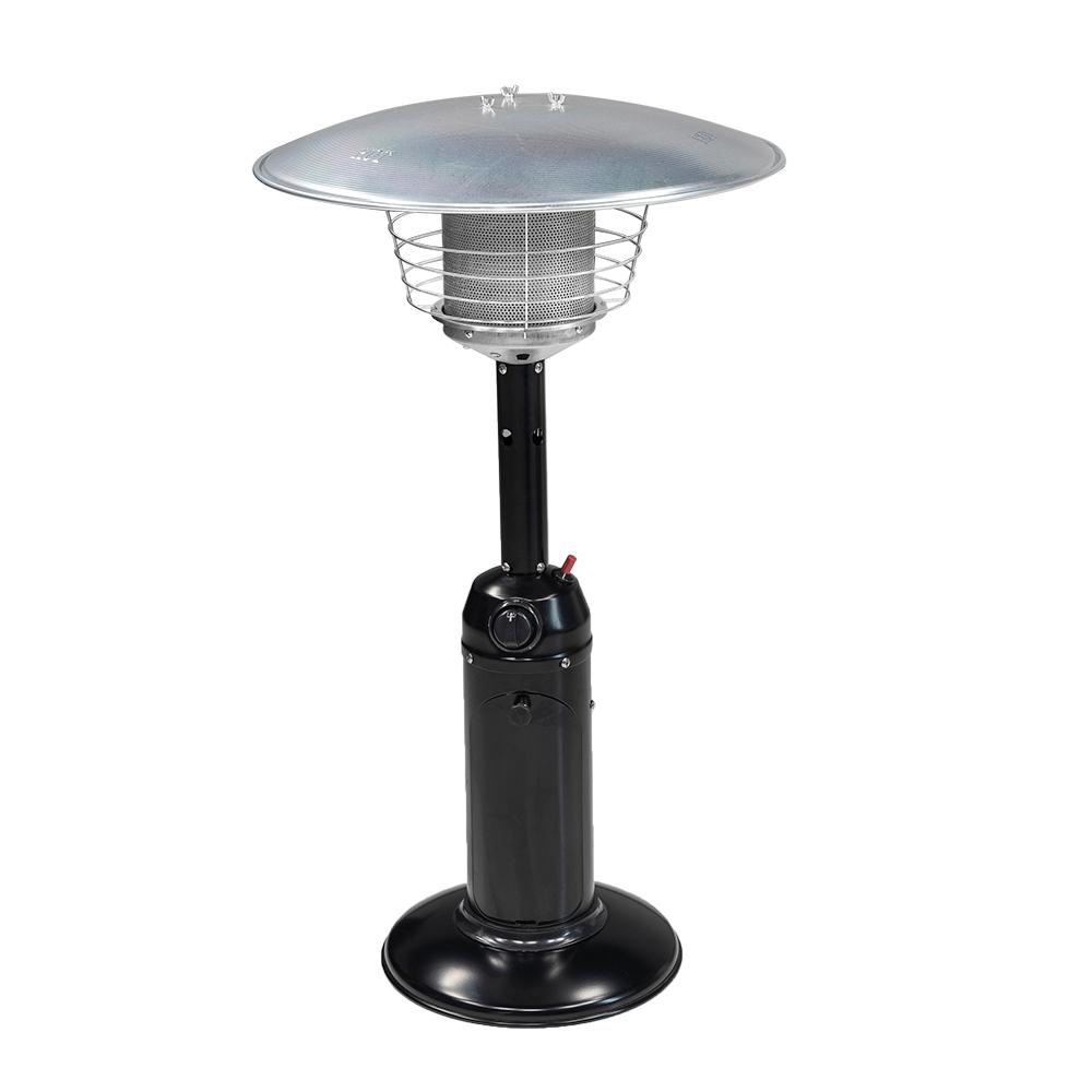 Fire Sense 10,000 BTU Hammered Bronze Tabletop Propane Gas Patio Heater