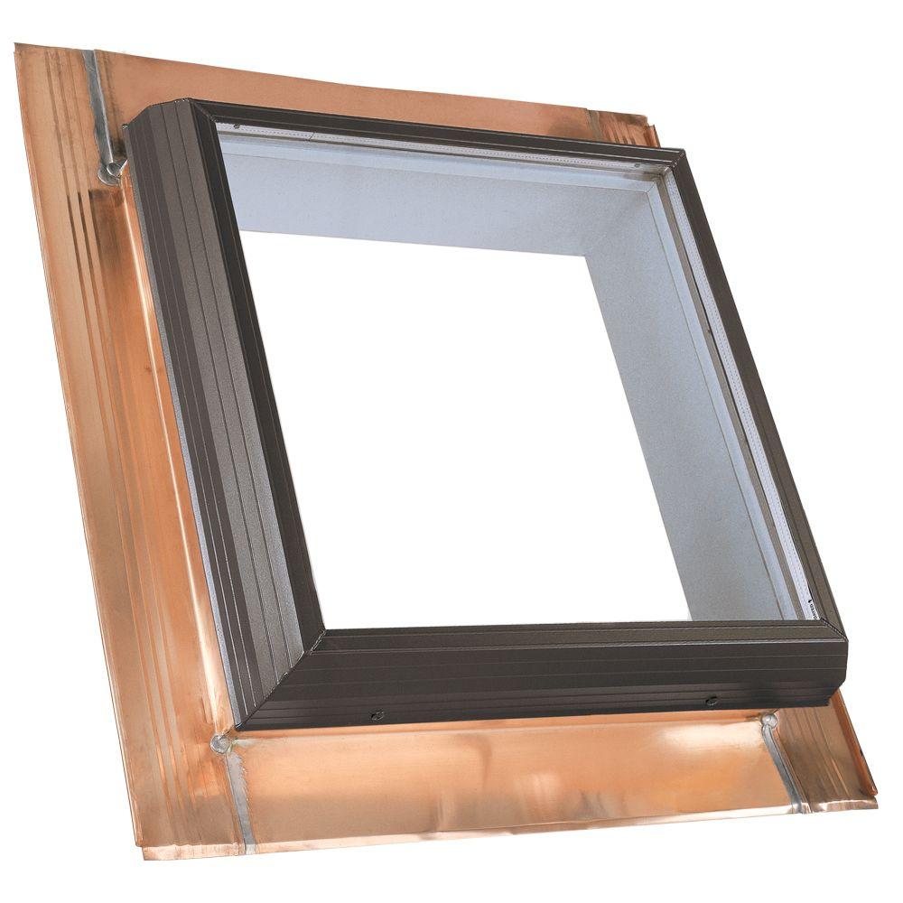 VELUX 22-1/2 in. x 46-1/2 in. Fixed Curb-Mount Skylight with ...