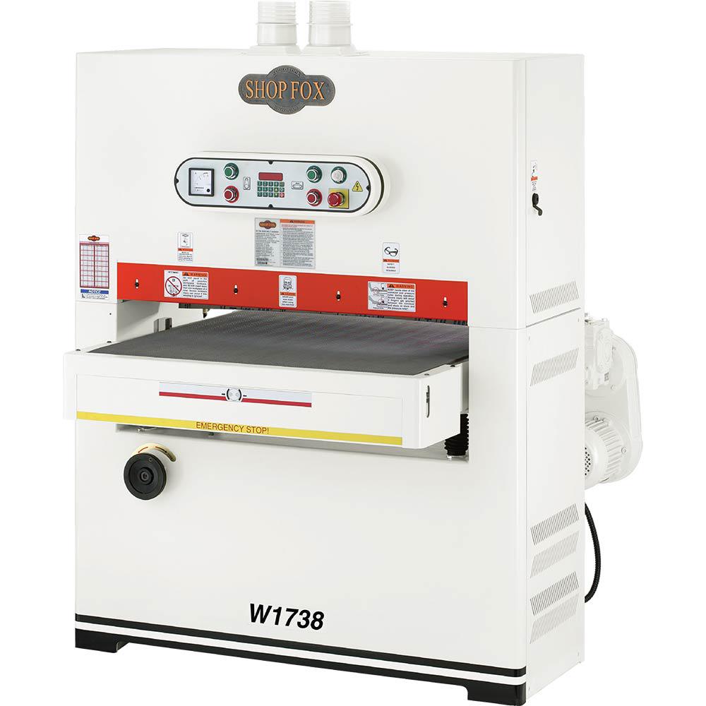 Shop Fox 37 in. 15 HP 220-Volt 3-Phase Wide Belt Sander For Sale