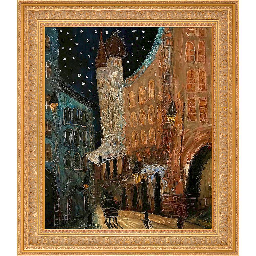 ArtistBe Old Town Reproduction with Sovereign FrameCanvas Print, Multi-color was $896.01 now $435.73 (51.0% off)