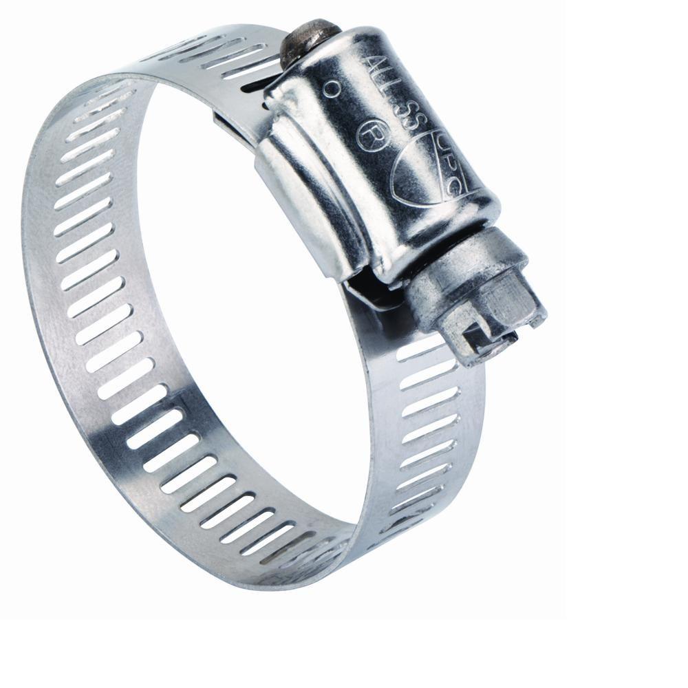 1//2 Band Width 2-1//16 to 3 Diameter Range Breeze Liner Stainless Steel Hose Clamp SAE Size 40 Worm-Drive Pack of 10