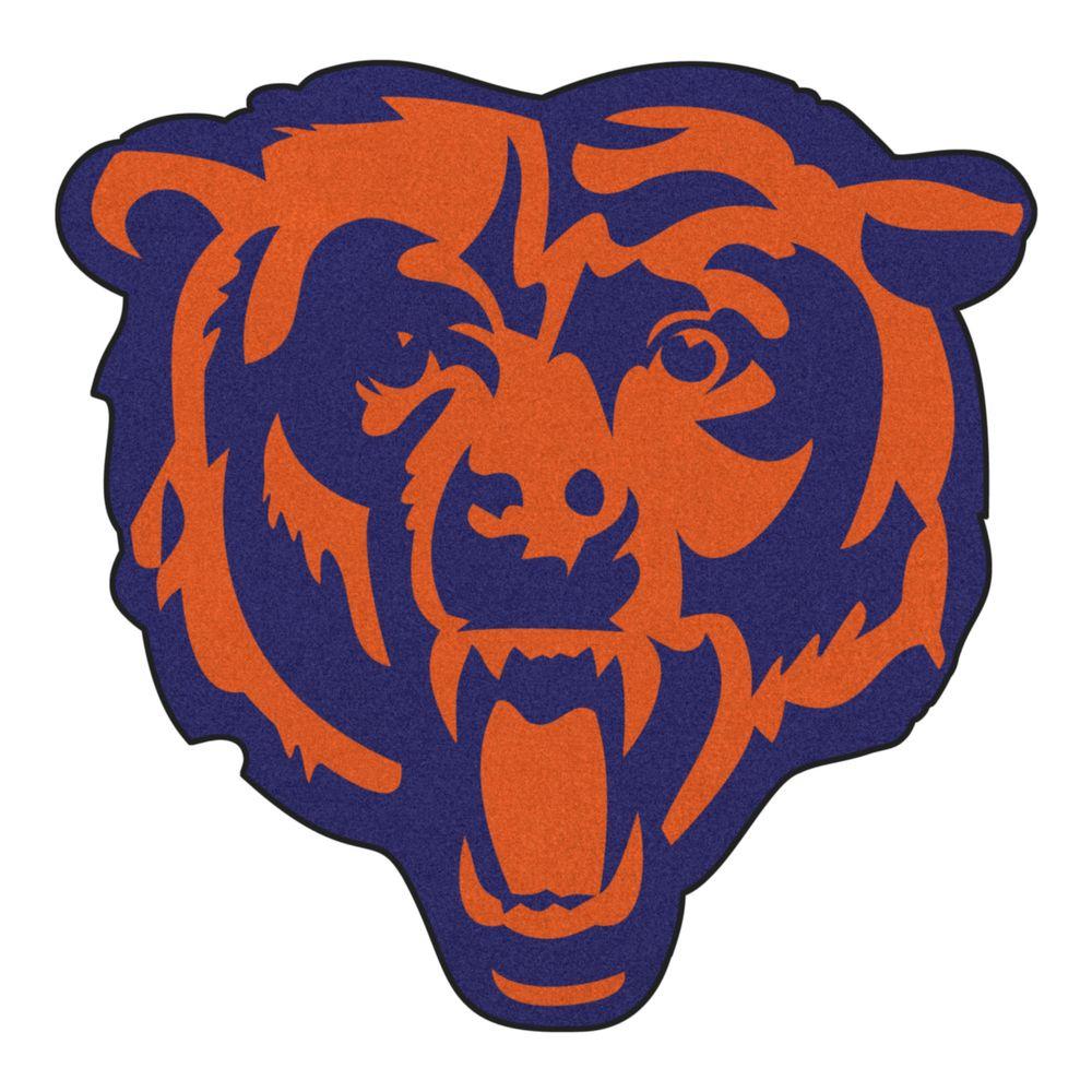 Nfl Chicago Bears Blue 3 Ft X 4 Specialty Area Rug