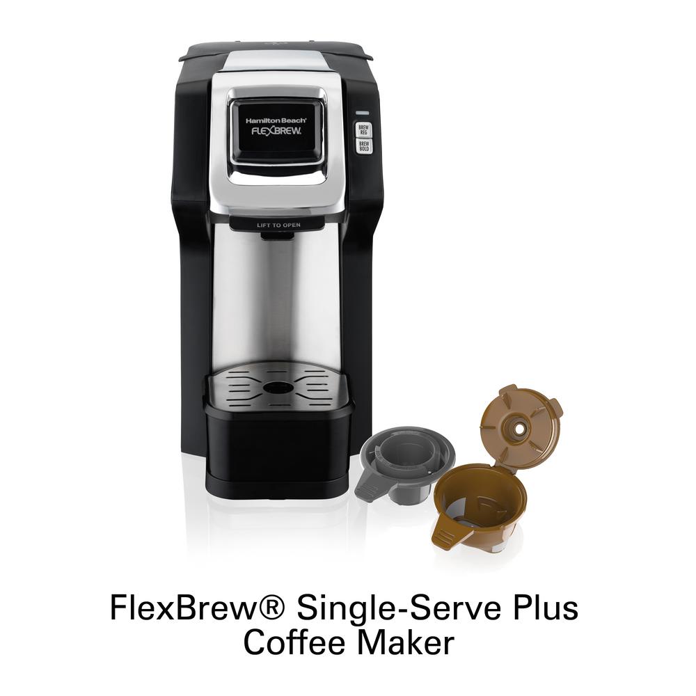 Hamilton Beach FlexBrew 12Cup Black Drip Coffee Maker with BuiltIn