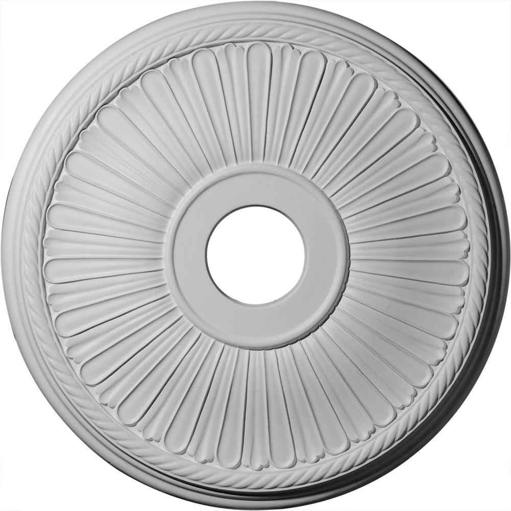 Medallions Ceiling Lighting Accessories The Home Depot 20 1 8 In Berkshire Ceiling Medallion