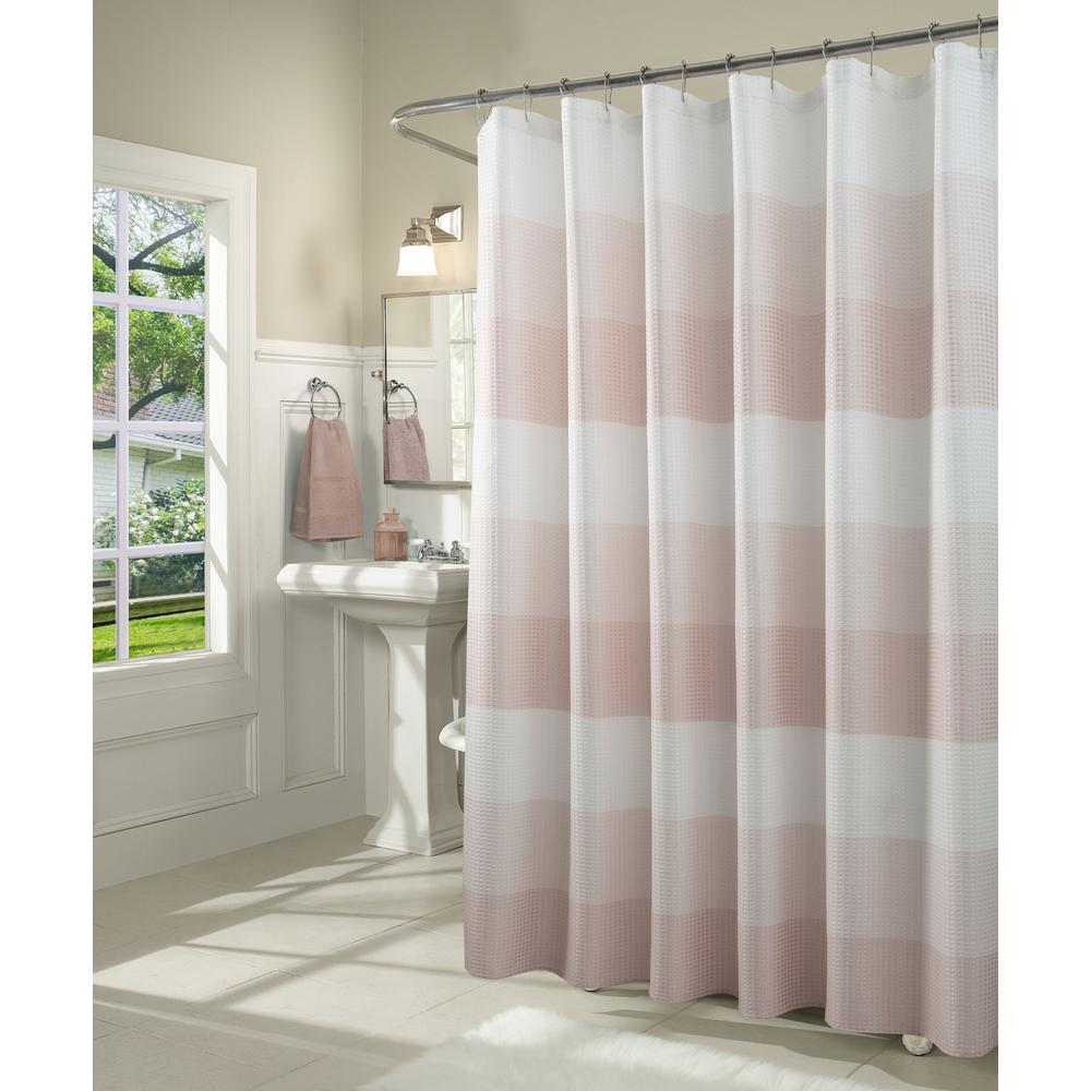 blush shower curtain hooks