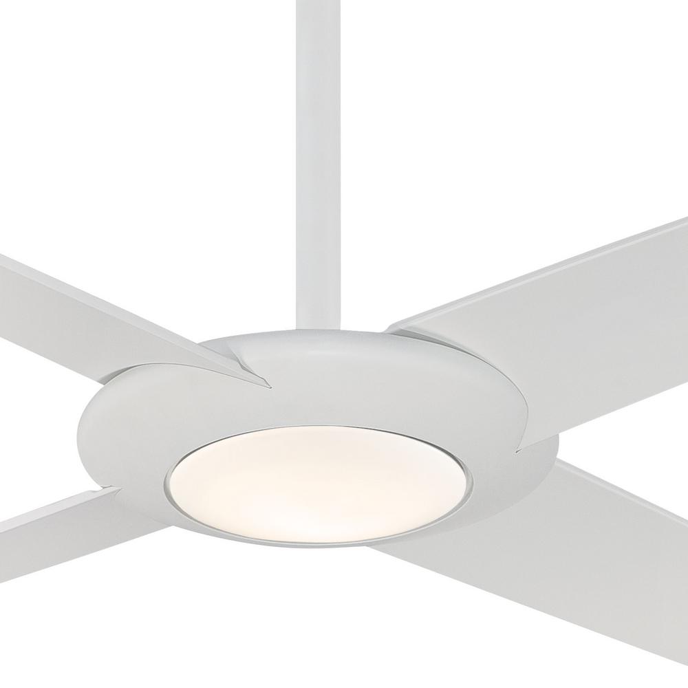Minka Aire Pancake Xl 62 In Integrated Led Indoor Flat White Minka Aire Pancake Xl 62 In Integrated