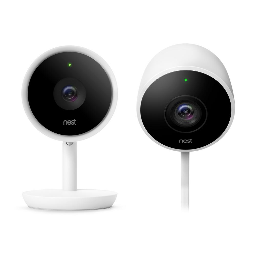 Google Nest Cam IQ Indoor Security Camera and Google Nest Cam Outdoor Security Camera