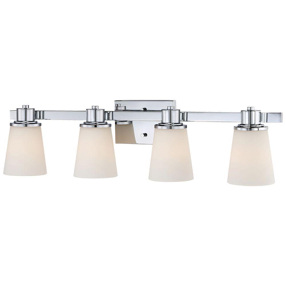 Home Decorators Collection 4-Light Chrome Bath Vanity ...