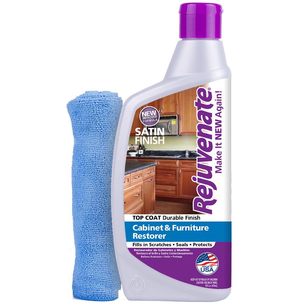 Rejuvenate 16 Oz Cabinet And Furniture Rer Protectant Rejuvenate 16 Oz Satin Finish Cabinet Rer And Protectant