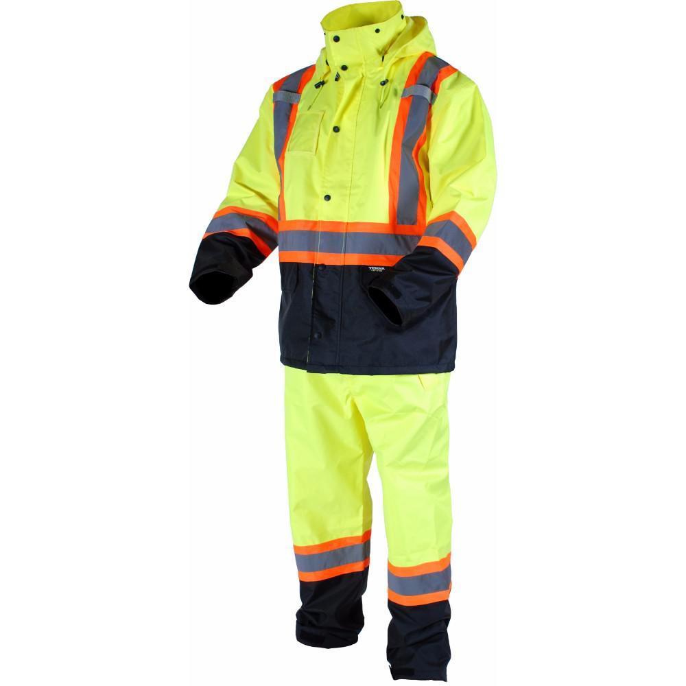 Cordova Defender II Male Extra-Large White Coveralls with Attached Hood ...