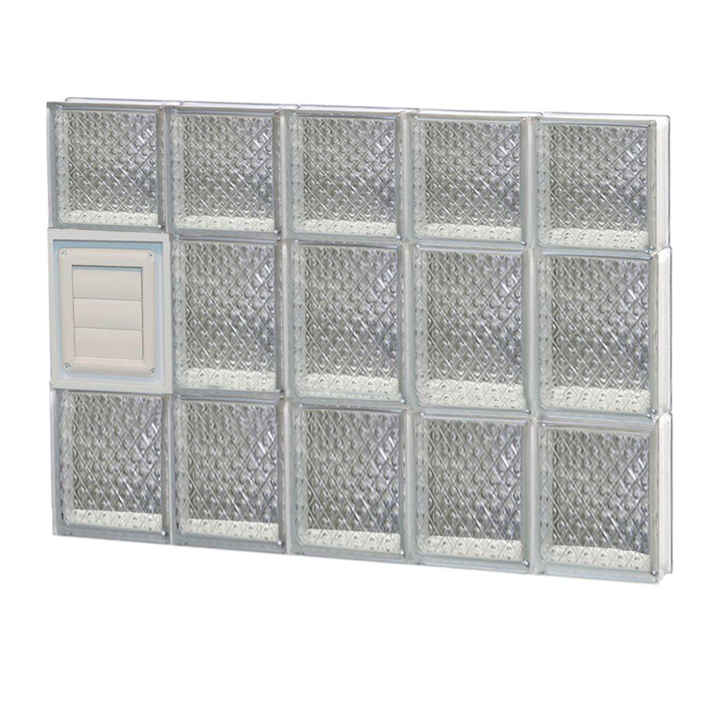 Clearly Secure 28.75 in. x 21.25 in. x 3.125 in. Frameless Diamond